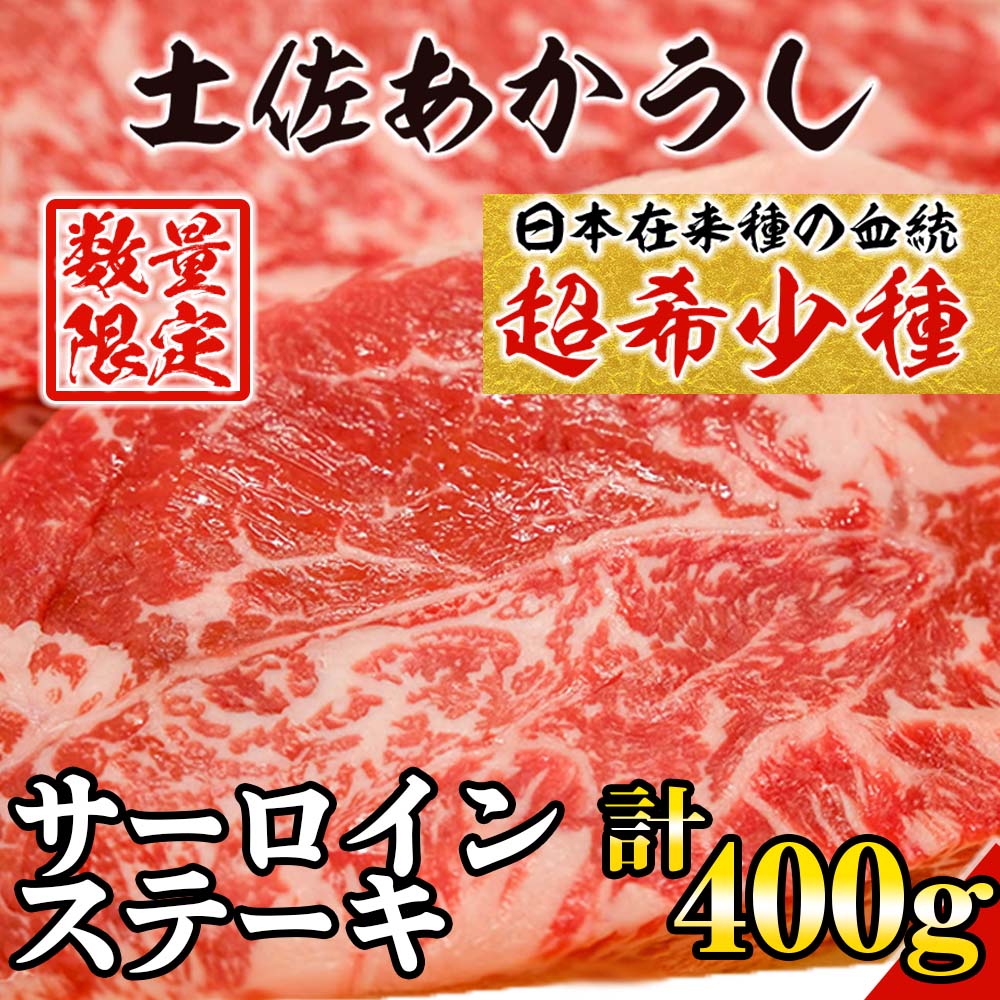 【希少和牛・土佐あかうし】ステーキ用　サーロイン200g×2枚